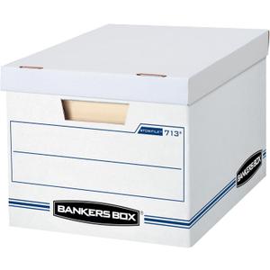 Bankers Box 12 Pack Standard Duty File Storage Boxes, Standard Assembly, Removable Lid, Letter/Legal (0071301) (12 pack)