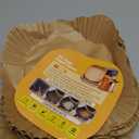 Square Unbleached Heavy Duty Air Fryer Paper Liners Disposable, Non-Stick & Non-Leak Parchment Paper Liners for Airfryer Basket, Deep Fryer Parts & Accessories