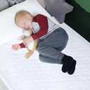 Hygge Sheets® Potty Training Pee Pads for Kids, Toddlers - 100% Waterproof, Non Slip Bed Wetting Pad for Twin Beds - Washable, Reusable Mattress & Sheet Protector - White