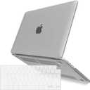 IBENZER Compatible with 2025 2024 MacBook Pro 16 Inch Case M4 M3 M2 M1 A3403 A3186 A2991 A2780 A2485 Pro Max, Hardshell Case with KeyboardCover for Mac Pro 16(2025-2021), Frost Clear,T16X-CL+1
