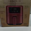 CHEFMAN 2 Qt Mini Air Fryer – Digital Space-Saving Compact Air Fryer with Nonstick and Dishwasher Safe Basket, Quick & Easy Meals in Minutes, Features Digital Timer and Shake Reminder – Red