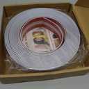 22 Feet Flexible Inside & Outside Corner Trim Molding, Peel and Stick Molding Trim for Walls, Corner Trim molding, Wall Corner Protector (White, Width 1.6 in)
