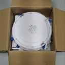 Ensenior 4 Pack 8 Inch LED Recessed Light, Dimmable, 2700K-5000K 5CCT, 1600LM High Brightness, 18W 120V, Damp Rated, Ultra-Thin Canless Wafer Light - ETL & FCC & IC