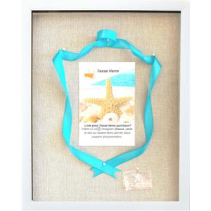 Tasse Verre White 12x15 Shadow Box Frame, Shadowbox Suitable for Displaying Dried Flowers, Photos, Handicrafts, Gifts for Birthday, Wedding, Anniversaries, Graduations and Holidays.