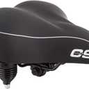 Sunlite Cloud-9 Bicycle Suspension Cruiser Saddle, Cruiser Gel, Tri-color Black
