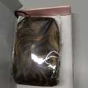 REECHO Hair Extensions, 4PCS Clip in Hair Extensions HE001 Natural Soft Synthetic Hairpieces for Women, Brown with Honey Blonde Highlights