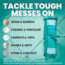 Uncle Todd's Ultra Concentrated Floor Cleaner For Mopping: 60 Natural, 100% Dissolvable Sheets for Mopping  Hardwood & Wood Floor Cleaner with Filth-Fighting Enzymes, Plastic-Free Packaging