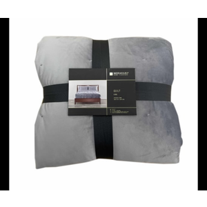 MODAVARI Home Fashions Bedding Quilt - Gray - King