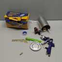 ENDOZER Professional HVLP Gravity Feed Air Spray Gun Set with 1.4 1.7 2.0mm Nozzles, Paint Gun with 1000cc Aluminum Cup for Auto Paint, Wall Painting, Base Coatings