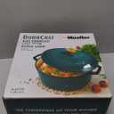 Mueller DuraCast 6 Quart Enameled Cast Iron Dutch Oven Pot with Lid, Heavy-Duty, Oven Safe up to 500 F & Across All Cooktops, Wedding Registry Ideas & Gifts, Emerald