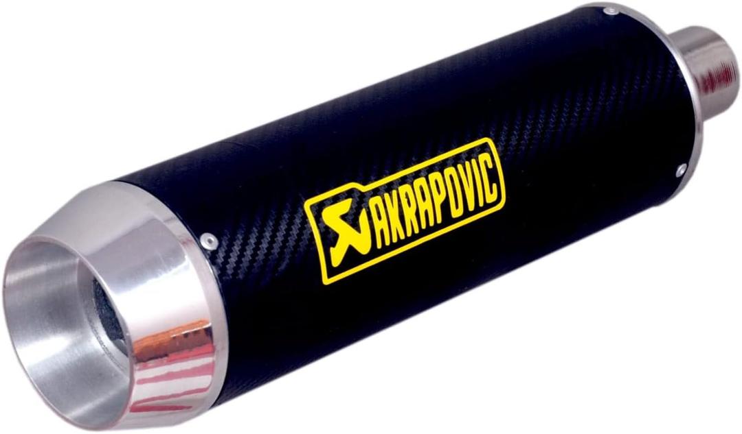 Universal Bike Silencer Exhaust For Street Sports Bike Motorcycles & Scooters (Black)