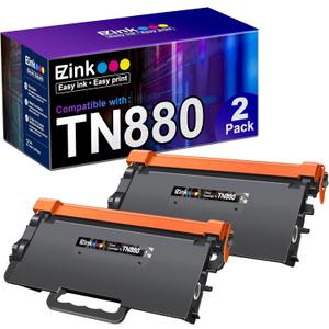 E-Z Ink Compatible Toner Cartridge Replacement for Brother TN880 Super High Yield Toner Cartridge TN 880 TN-880 MFC-L6900DW HL-L6200DW MFC-L6700DW MFC-L6800DW HL-L6200DWT HL-L6300DW2 Black