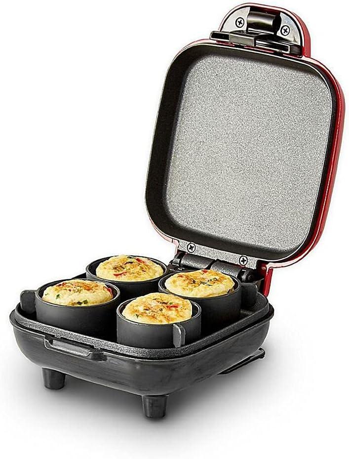Candora Egg Bite Maker with 4 Silicone Molds for Breakfast Sandwiches, Healthy Snacks or Desserts