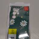 LEECG for Samsung Galaxy S25 Ultra Case, Slim Soft Non Slip Silicone for Samsung S25 Ultra Phone Cover 6.9 inch, Daisy Green Bent On Side