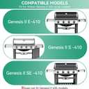 Genesis II E410 66045 Grill Warming Rack Replacement Part for Weber GS4 Genesis II E-410 S-410 SE-410, Foldable Stainless Steel Upper Warming Rack for Weber Genesis II 400 Series