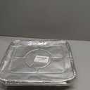 Aluminum Pans With Lids 9x13 [10 Sets] Aluminum Foil Pans Trays With Lids - Half Size Tin Foil Disposable Pans For Baking, Roasting, Cake Serving Dishes, Catering Supplies, Steam Table Chafing