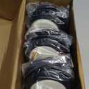 6Pcs 4" Inch Round LED Trailer Tail Lights With Backup Reverse Lights Integrated 16 LED Brake Stop Running Turn Reverse Signal Lights Grommet Mounting For Trucks Trailer RV IP67 Waterproof