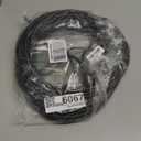 HUANCHAIN Indoor Outdoor Black Extension Cord 100 ft Waterproof, 16/3 Gauge Flexible ColdResistant Appliance Extension Cord Outside, 10A 1250W 16AWG SJTW, 3 Prong Electric Cable, ETL