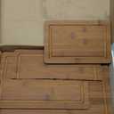Bamboo Cutting Board Set of 3, Wood Cutting Boards for Kitchen with Juice Grooves, Durable Chopping Board for Meat, Vegetables & Meal Prep