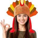 Thanksgiving Turkey Hats Turkey Cap for Men WomenThanksgiving Night Event Dress-up Cosplay Costume Accessories