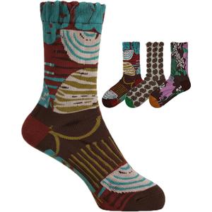 Women's Cotton Crew Socks, Cute Colorful Socks for Women, Soft Comfortable Casual Mid Calf Socks, Designer Pattern Gift Socks