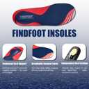 Orthopedic Arch Support Shoe Insoles for Foot Comfort (Black, 15)