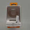 MOFT Phone Tripod Stand Selfie Stick for iPhone, Multi-Angles iPhone Stand, Lightweight & Portable Phone Holder, Strong Magnets, MOVAS Vegan Leather, Travel Essentials, Brownie (Without Card Slot)