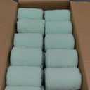 Gisafai 24 Pcs Paint Roller Covers Paint Rollers for Painting Walls Roller Paint Brush 3/8 Inch Nap Microfiber Roller Naps House Painting Supplies Paint Roller Kit for Walls Ceilings (Green,4 Inch)