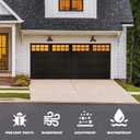 18 ft Garage Door Rubber Bottom Weather Seal Replacement for Clopay Garage Bottom Seal, Easy Installation and Sturdy Materials