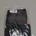 Women's Cotton Underwear High Waisted Tummy Control Ladies Panties Soft Stretch Full Coverage Briefs 4 Pack (Black, M)
