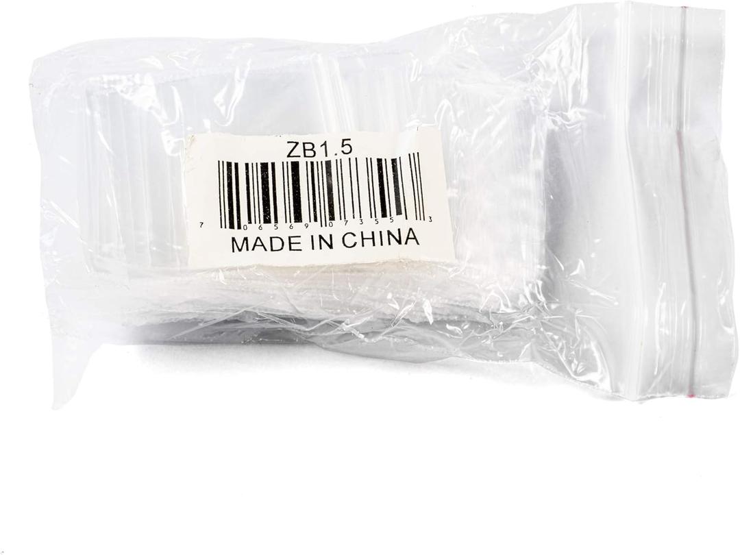 SE 1.5 x 1.5 Self-Locking Bags (100 Count) - ZB15