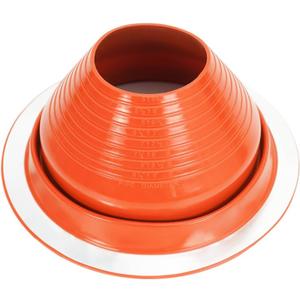 #6 Metal Pipe Roof Flashing Boot Fit Pipe OD 5" to 9",High Temp Stove Pipe Boot for Metal Roof, Silicone Chimney Boot with Round Base