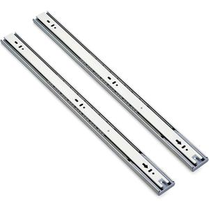 Ravinte 10 Pairs 20 Pack Full Extension Ball Bearing Mount Drawer Slides Soft Close 22 Inch Drawer Slides Silver Rails Track