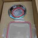 Pyrex Freshlock (7-Pack) Glass Food Storage Containers Set, (1, 2, 4 Cups) Airtight & Leakproof Plastic Locking Lids BPA-Free, Meal Prep Containers Set, Freezer Dishwasher Microwave Safe