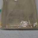 I00000 6 Pack Gold Glitter Plastic Serving Tray, 15" x 10" Crooked Food Trays, Clear Disposable Serving Platter for Parties, Weddings