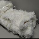 Faux Fur Fabric Shaggy Craft Fur White Fur for Crafts,Gnomes,Costume,Camera Floor,Decoration,6218 Inch(Half Yard, White)