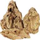 2.5lb Natural Dragon Stones, Aquarium Rocks Decoration Aquascaping Stone Landscaping Model for Fish Tank Decor Terrariums Paludariums Reptile Enclosures Gardens, 2-4 inches