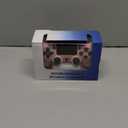 Hcirtnawi Wireless Controller for ps-4,Remote controller for ps-4/Slim/Pro/PC with Dual Vibration/3.5mm Audio Jack/6-Axis Gyro/Touch Pad/Type-C Port/1000mAh Battery (Pink)