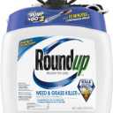 Roundup Ready-to-Use Weed & Grass Killer III - with Pump 'N Go 2 Sprayer, Use in & Around Vegetable Gardens, Tree Rings, Flower Beds, Patios & More, Kills to The Root, 1.33 gal.