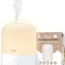 Crane Baby 3-In-1 Baby Humidifier Aroma Diffuser with Adjustable Nightlight, Auto-Shutoff, Humidifier for Baby Nursery, Baby Diffuser for Nursery