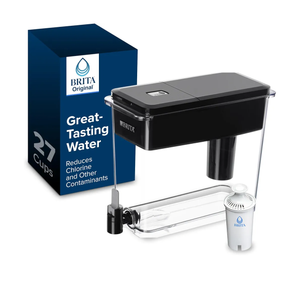 Brita UltraMax Large Water Dispenser With Standard Filter, BPA-Free, Reduces Copper, Cadmium and Mercury Impurities, Lasts 2 Months or 40 Gallons, Includes 1 Filter, Kitchen Accessories, Large 27-Cup