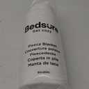 Bedsure Blankets Queen Size for Bed - GentleSoft Cozy Soft Blankets for Women, Cute Large Fleece Throws for Girls, Off White, 90x90 Inches (Queen (90" x 90"), Off White)