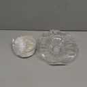 GloMuse Pendant Lights Kitchen Island Glass Vintage Hanging Light Fixture Purple Flower Light E26 Gold Lights for Bedroom Kitchen Hallway Light Fixtures Bathroom Purple Sunflower Light 2 Pack