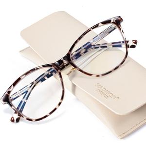 Madison Avenue TR90 Blue Light Blocking Glasses Anti Eyestrain UV Glare Blue Light Glasses for Women TV Phone Computer Gaming Eyeglasses (Black Tortoiseshell)