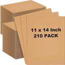 Henoyso 210 Pack 11 X 14 Inch Brown Cardboard Sheets