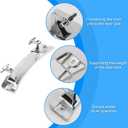 Upgraded 4774EL2001A Dryer Door Hinge Replacement Part Compatible with LG Dryer, Replaces 1267586, AP5071336, PS3523444 |Heavy Duty Dryer Parts Accessories|