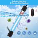 Clean Light for Aquarium13 W Fish Tank Clean Light with Timer,Aquarium Green Killing Waterproof Clean Submersible Lamp for Pond,Swimming Pool,Indoor