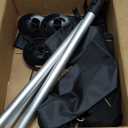 OCEANBROAD Boat Cover Support Poles Adjustable Telescoping Aluminum - Universal Fit for Pontoon, V Hull, Jon Boats - Waterproof Windproof Cover Support System with Straps, 3 Pack