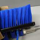 Buyplus 30FT Reach Solar Panel Cleaning Brush Kit with 5-24FT Telescoping Pole, Water Fed Window Cleaner Tool with 20" Brush, Soap Dispenser, Cobweb Duster, Squeegee for Roof, RV, Gutter, Deck,Blue