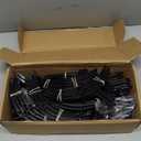 2 Pcs Garden Obelisk Trellis for Climbing Plants Outdoor 6 Ft Rose Bush Round Trellis for Pots Rustproof Metal Plant Flower Trellises for Clematis Vine Jasmine Support Outdoor Indoor (Black)